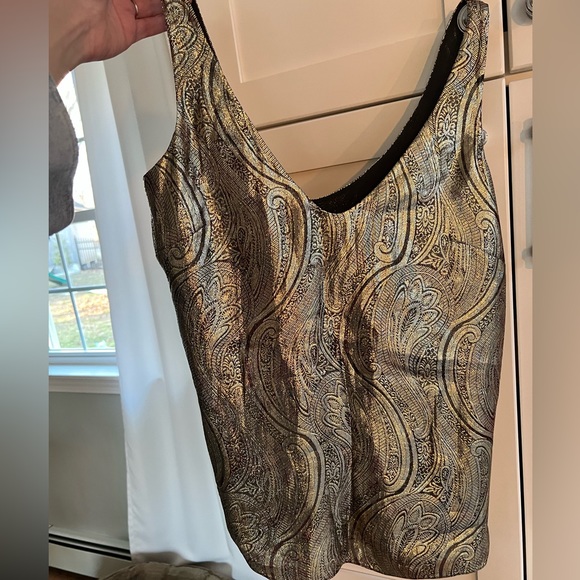 J. CREW metallic blouse - Picture 4 of 7